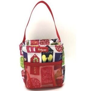 New 1‎ Bundle of 2 Thirty One Christmas Holly Jolly Santa Little Carry All